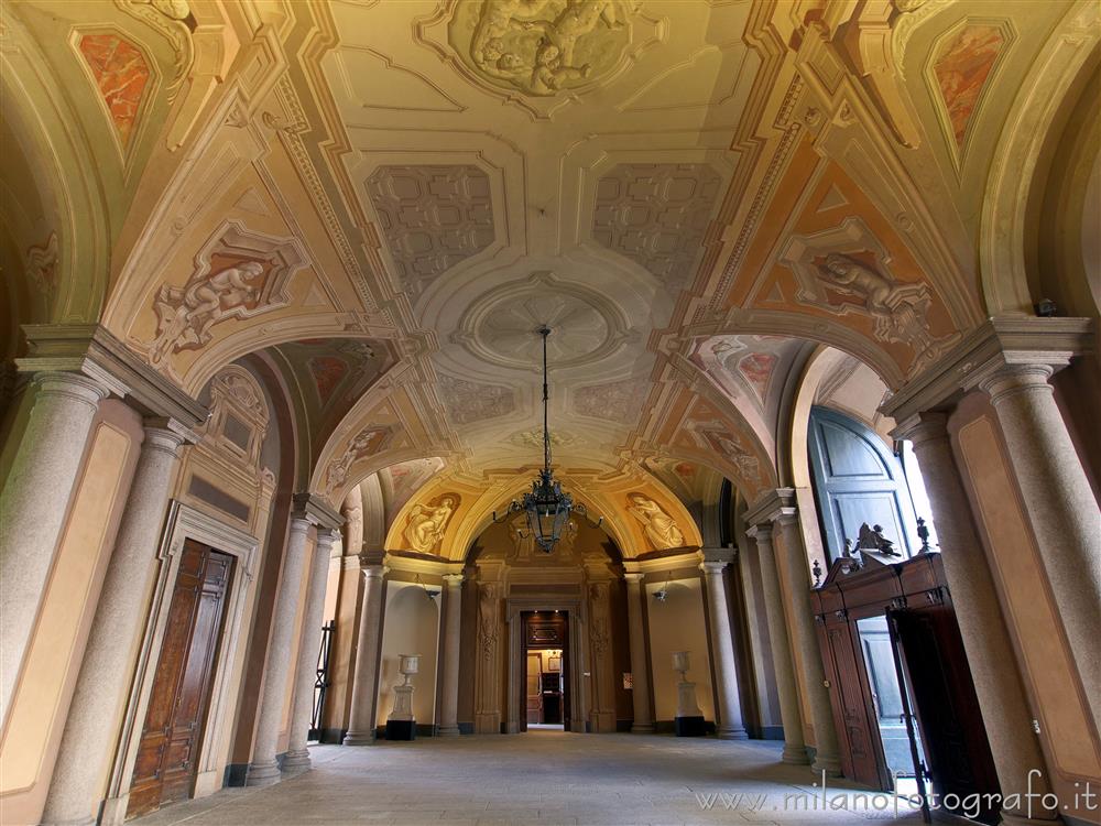 Milan (Italy) - Entrance hall of Serbelloni Palace
